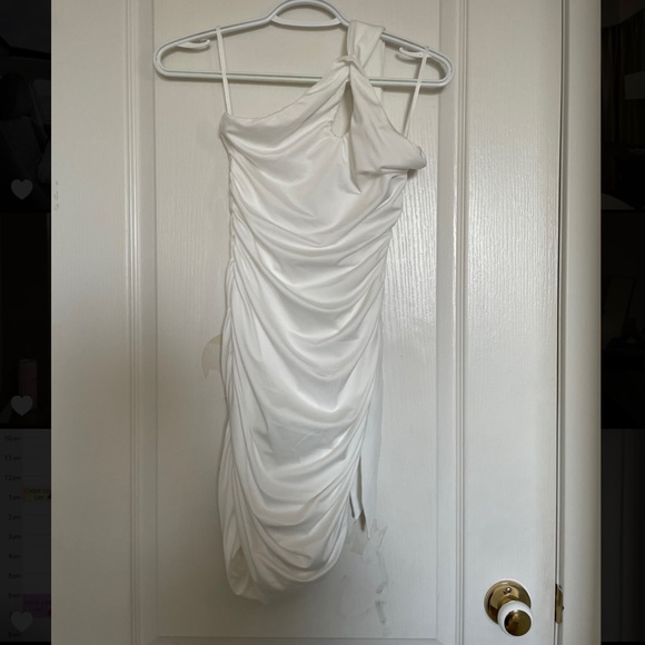 Princess Polly White Masen Mini Dress - Size 6 - Picture 3 of 4